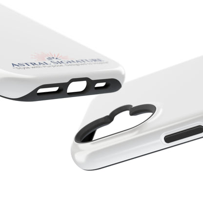 White Phone Case - Impact-Resistant White iPhone & Samsung Galaxy Case by Astral Signature