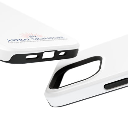 White Phone Case - Impact-Resistant White iPhone & Samsung Galaxy Case by Astral Signature
