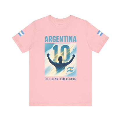 Argentina Legend from Rosario Team Tee - Casual Fashion T-Shirt, USA World Cup 2026 Limited Edition
