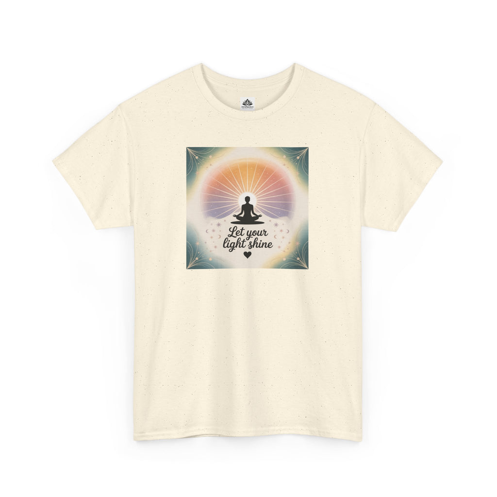 Motivational Unisex Tee: Let Your Light Shine Collection by Quetal Travel ASTRAL