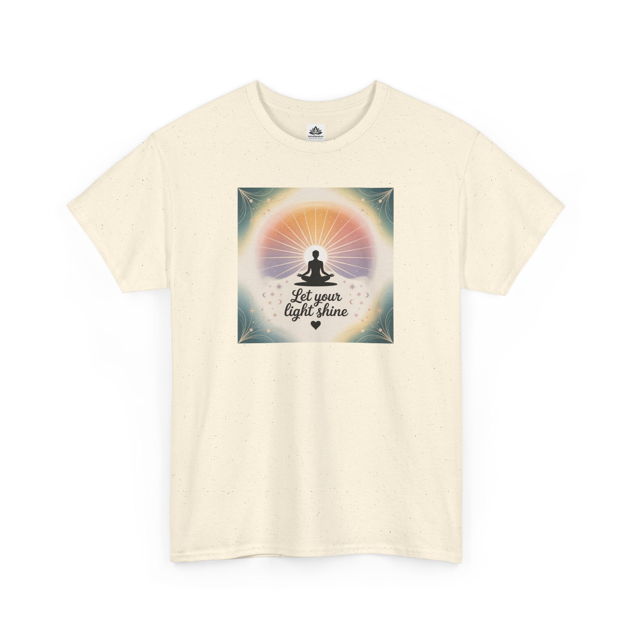 Motivational Unisex Tee: Let Your Light Shine Collection by Quetal Travel ASTRAL