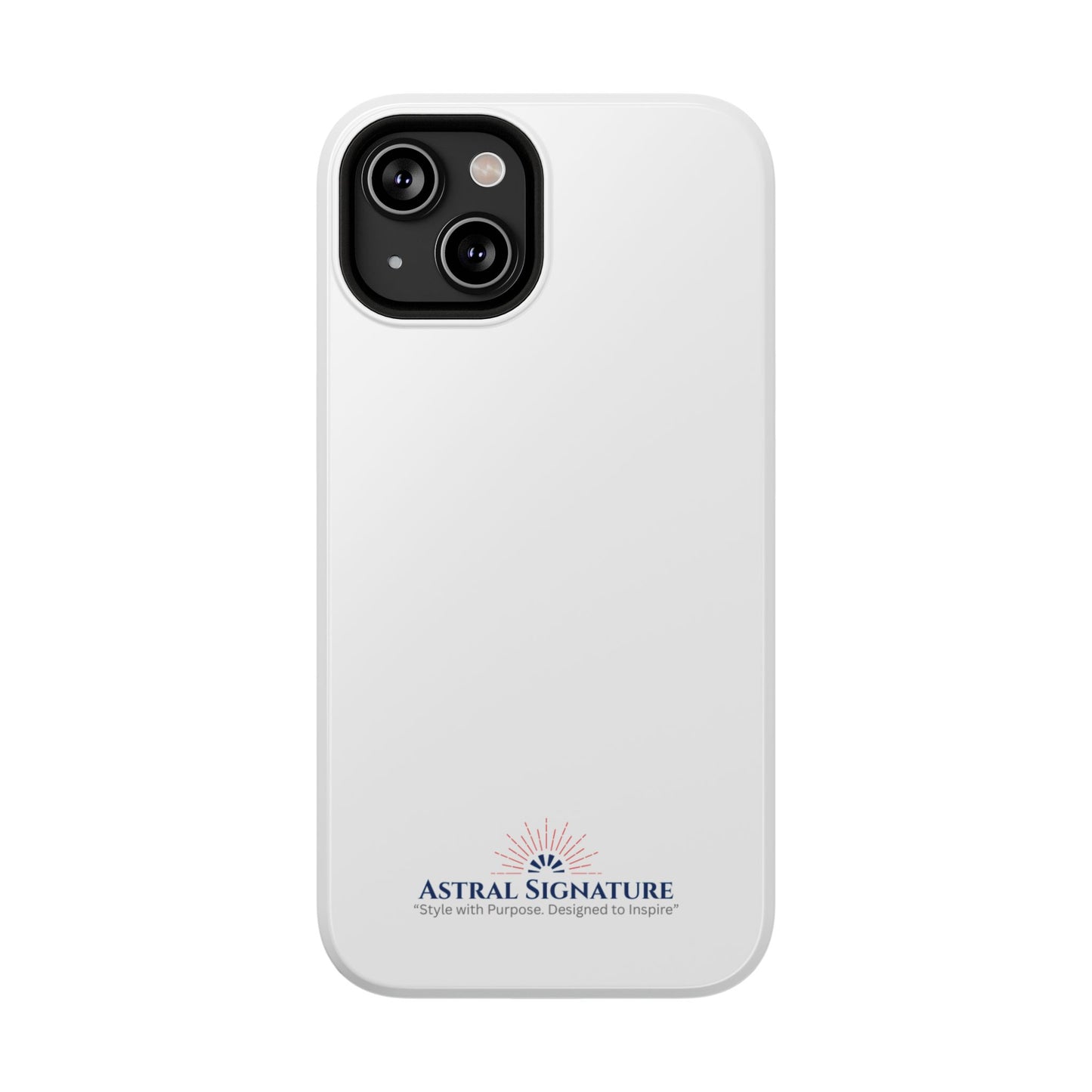 White Phone Case - Impact-Resistant White iPhone & Samsung Galaxy Case by Astral Signature