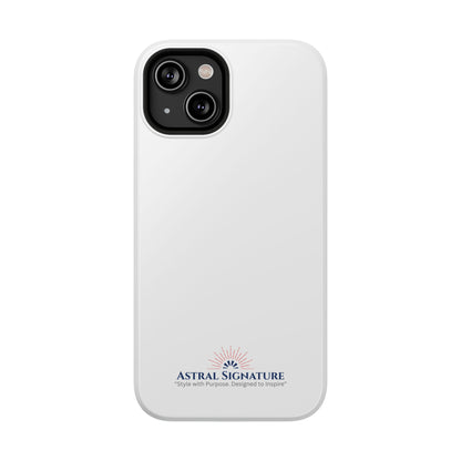 White Phone Case - Impact-Resistant White iPhone & Samsung Galaxy Case by Astral Signature