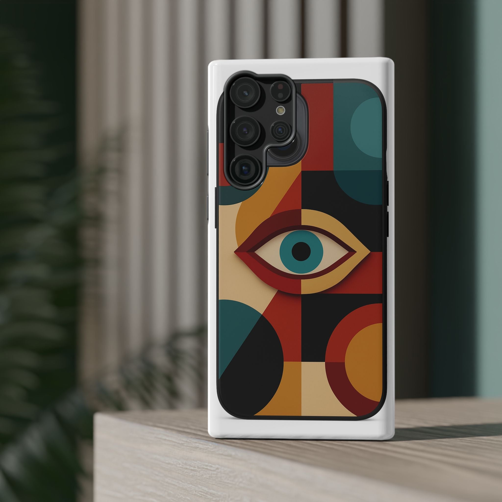 Creative perspective of an Astral Signature Spiritual Symbol Phone Case revealing unique artwork.