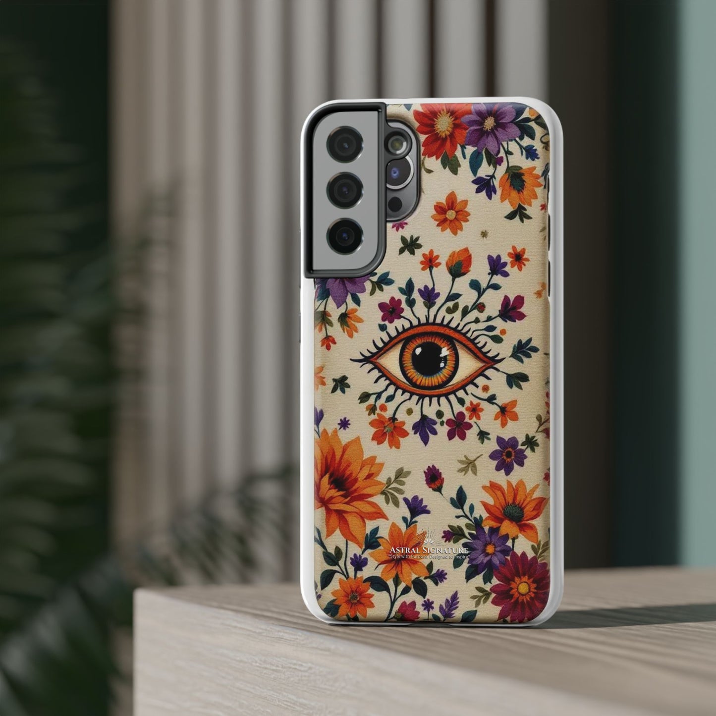 Phone Cases - Eye of God Symbol Impact-Resistant Case by Astral Signature