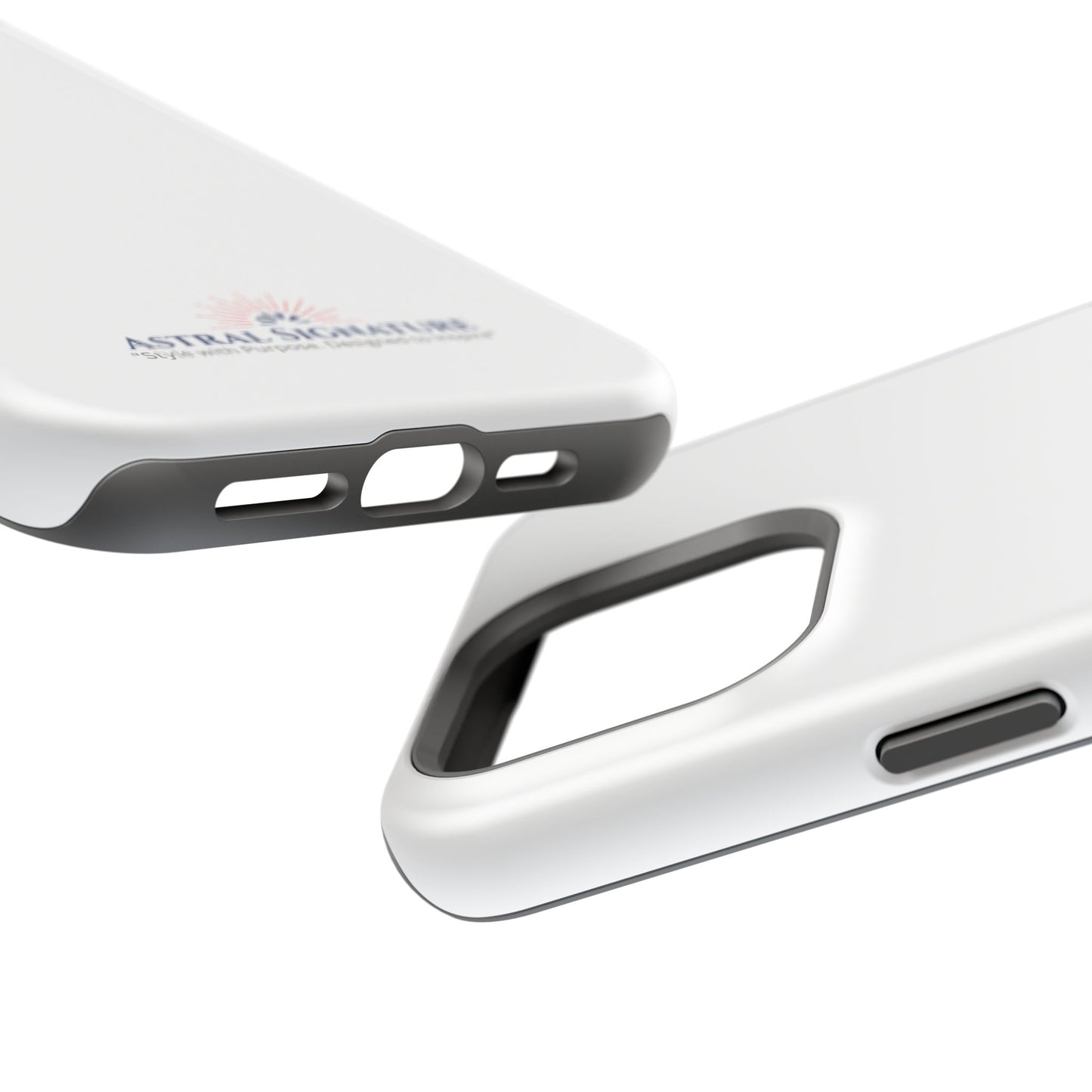 White Phone Case - Impact-Resistant White iPhone & Samsung Galaxy Case by Astral Signature