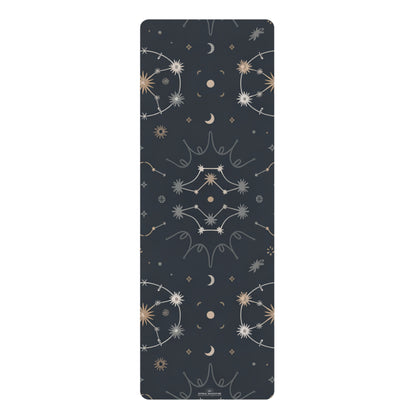 Yoga Mat Celestial Constellation - Stars & Moons - Perfect for Yoga Lovers by Astral Signature