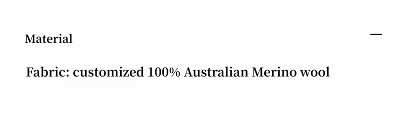 Material description of the Dreamy Ball Wool Dress by PremiumStyle Co.,Limited, highlighting the use of 100% Australian Merino wool for a soft, luxurious feel. This elegant Asymmetric Hem Wool Dress is perfect for women who value quality in their clothing.