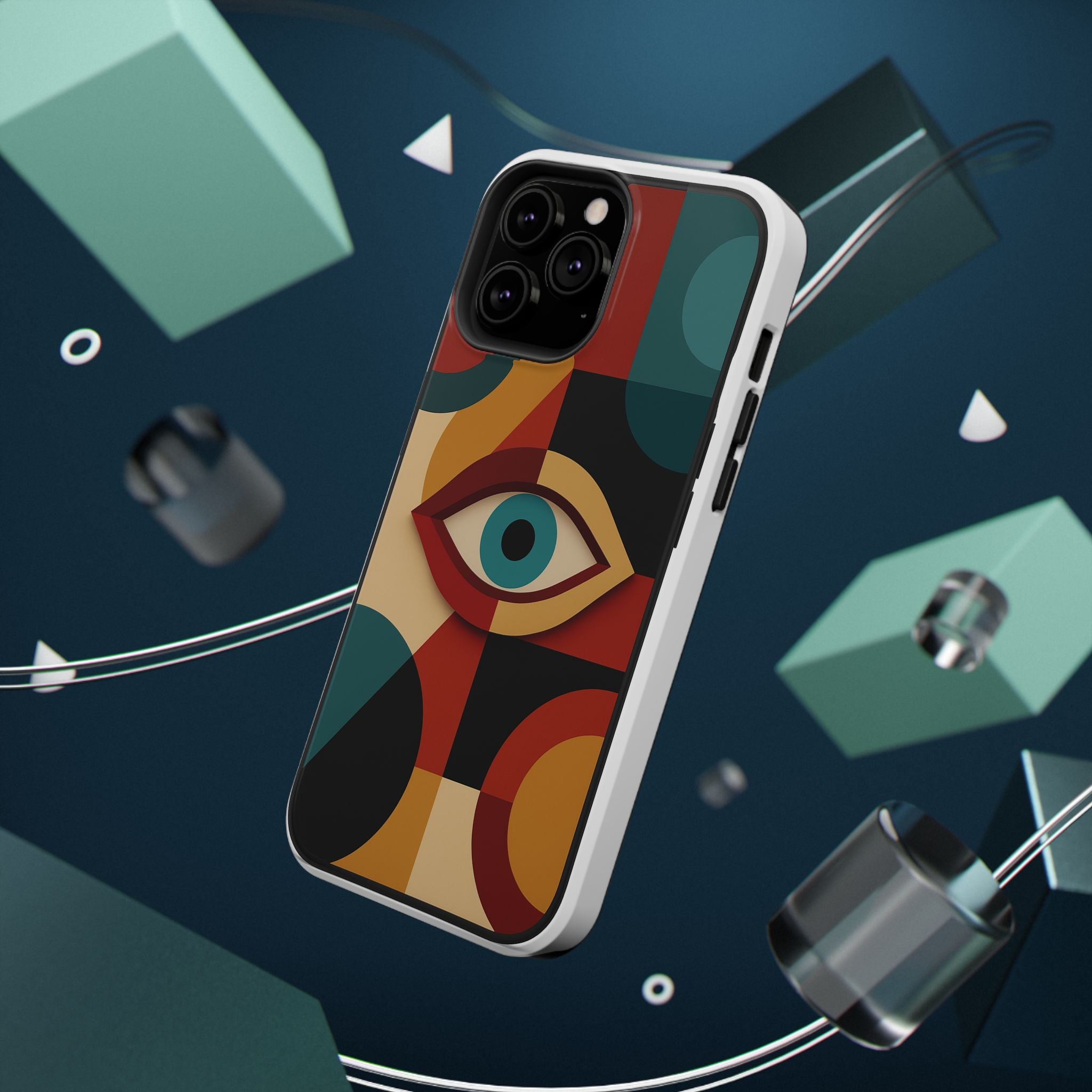 Vibrant colors on an Astral Signature Spiritual Symbol Phone Case appealing to astrology fans.