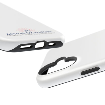 White Phone Case - Impact-Resistant White iPhone & Samsung Galaxy Case by Astral Signature