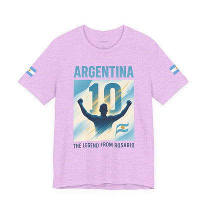 Argentina Legend from Rosario Team Tee - Casual Fashion T-Shirt, USA World Cup 2026 Limited Edition