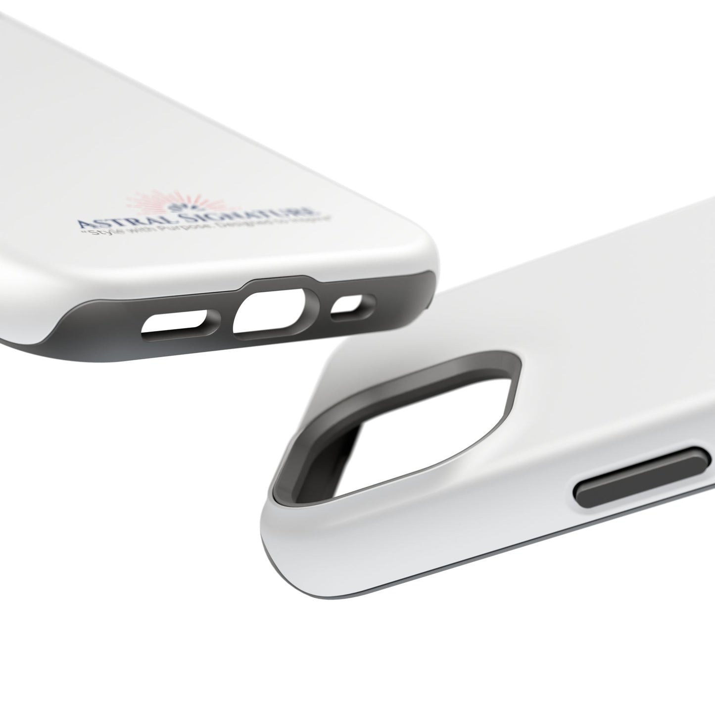 White Phone Case - Impact-Resistant White iPhone & Samsung Galaxy Case by Astral Signature