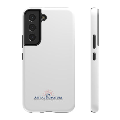 White Phone Case - Impact-Resistant White iPhone & Samsung Galaxy Case by Astral Signature