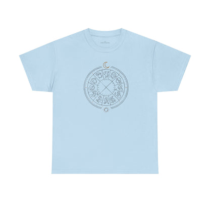 The Zodiac Tee - Unisex Jersey T-Shirt in lighter colors by Astral Signature