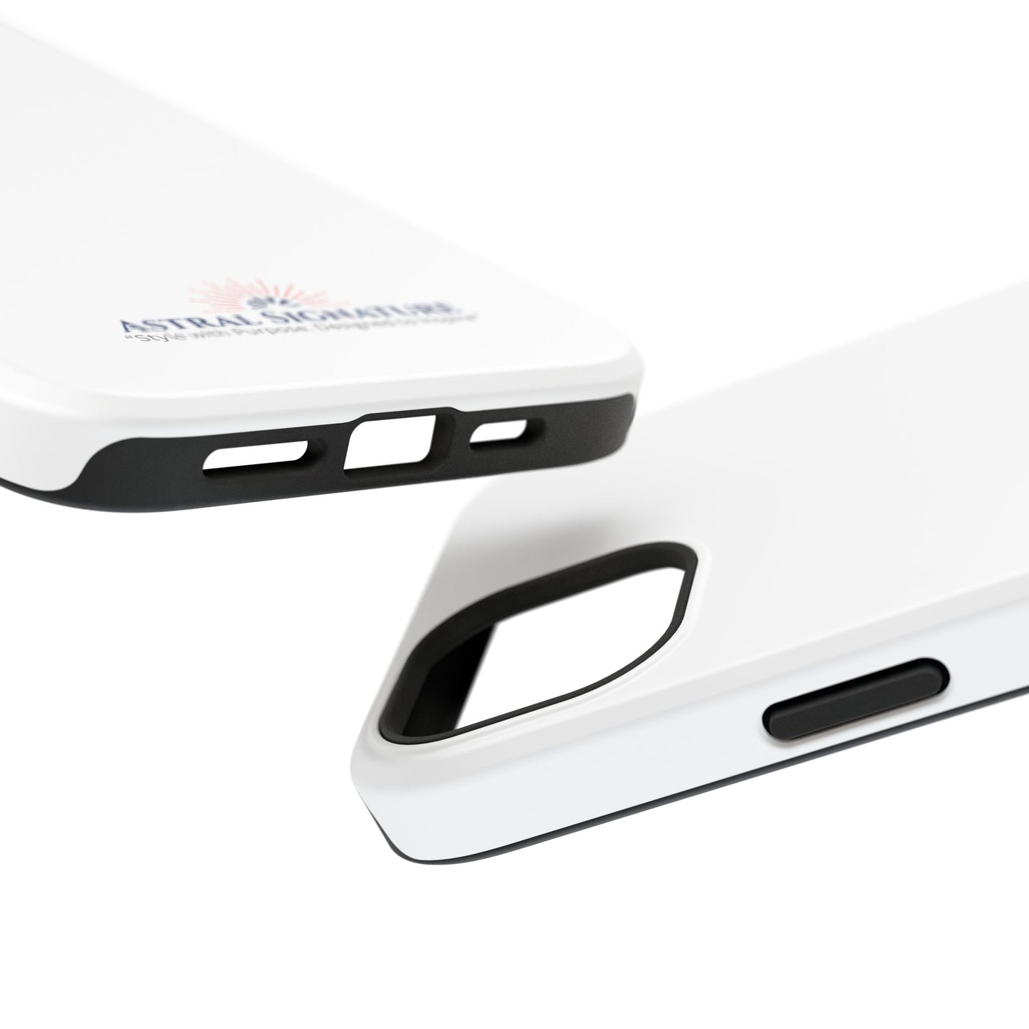 White Phone Case - Impact-Resistant White iPhone & Samsung Galaxy Case by Astral Signature