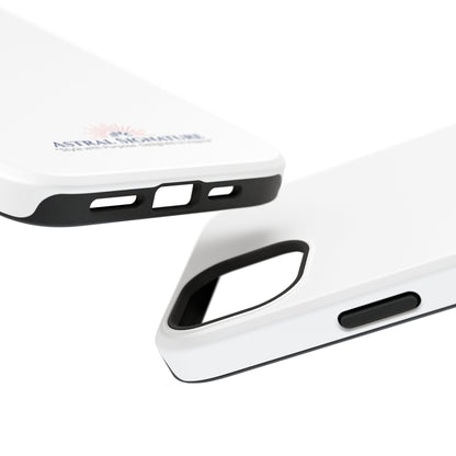 White Phone Case - Impact-Resistant White iPhone & Samsung Galaxy Case by Astral Signature