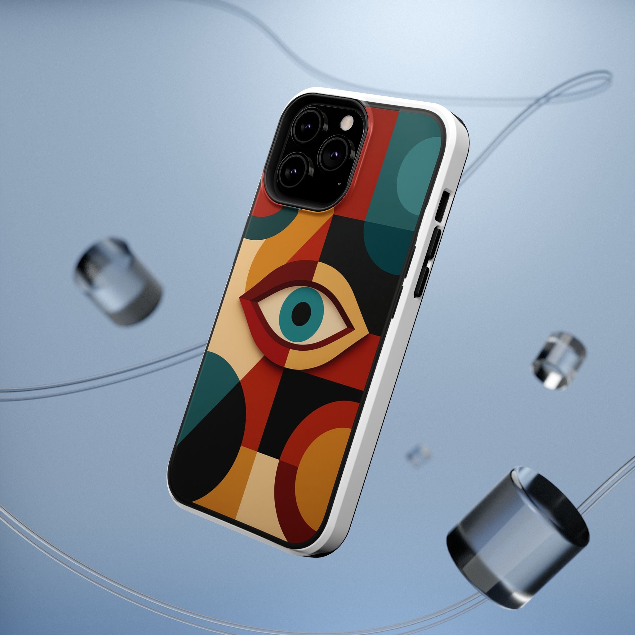 Immersive view of an Astral Signature Spiritual Symbol Phone Case with intricate design.