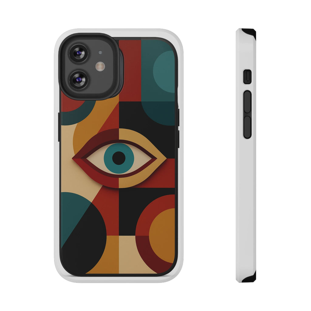Astral Signature Spiritual Symbol Phone Case with wireless charging feature demonstrated.