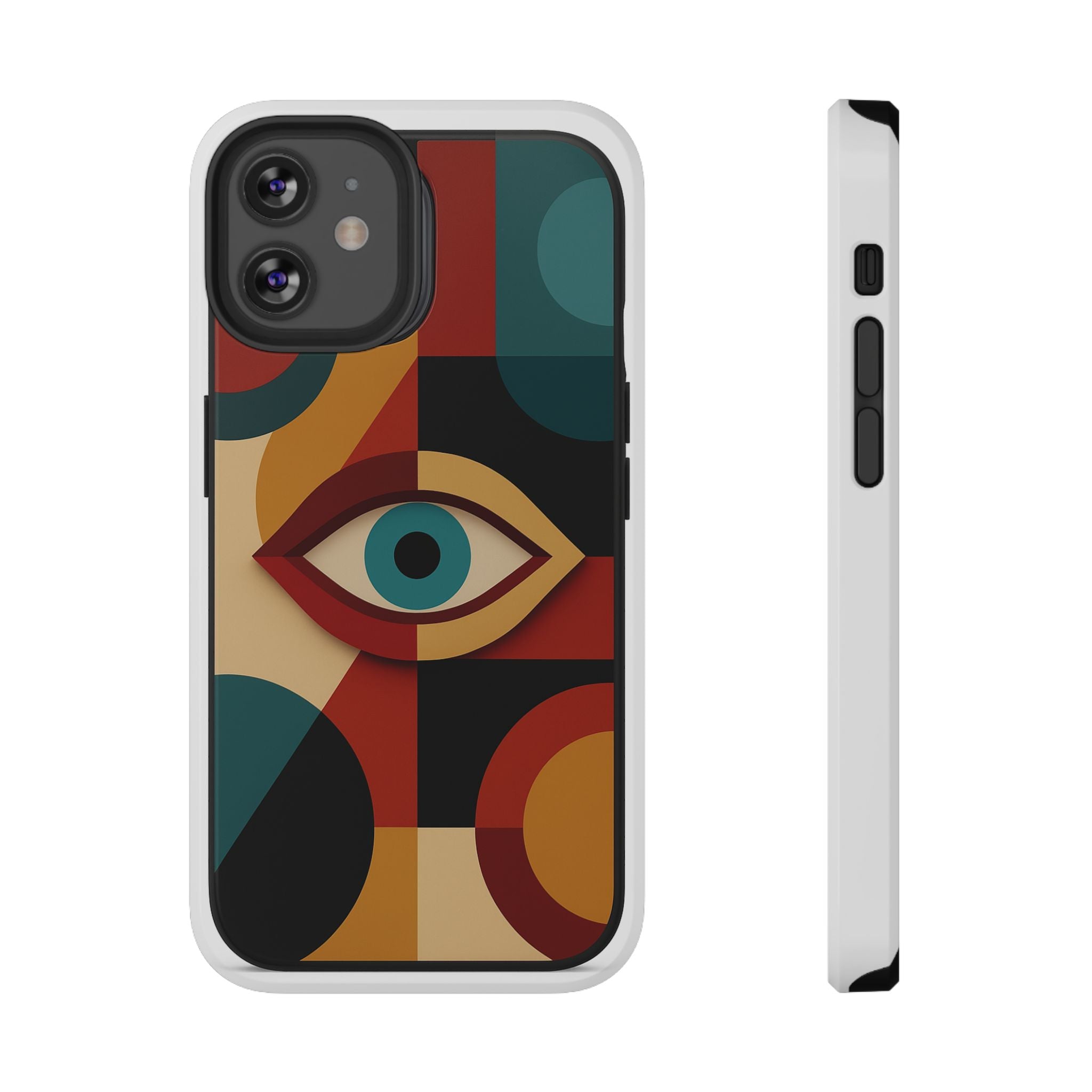 Astral Signature Spiritual Symbol Phone Case with wireless charging feature demonstrated.