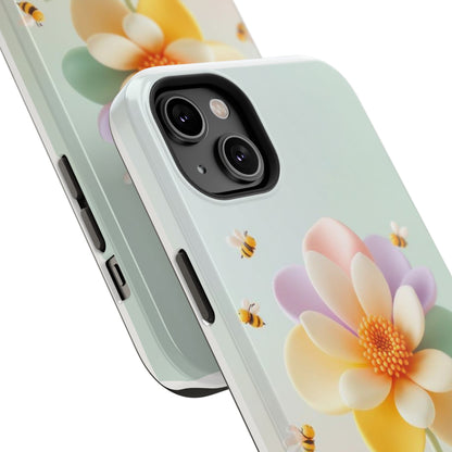 Phone Case Impact-Resistant, Calming 3D Flower Phone Case Impact-Resistant Case for Kids and Adults - Astral Signature