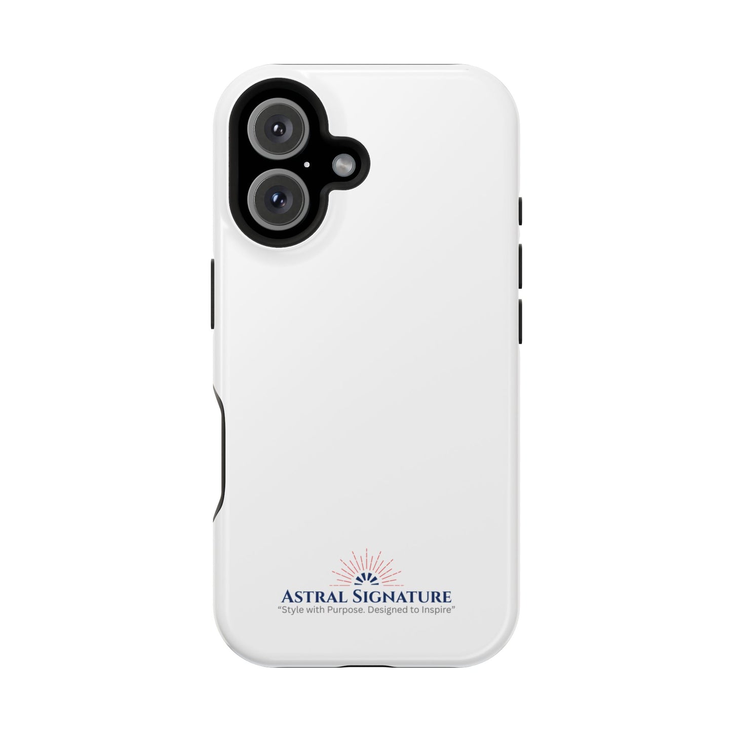White Phone Case - Impact-Resistant White iPhone & Samsung Galaxy Case by Astral Signature