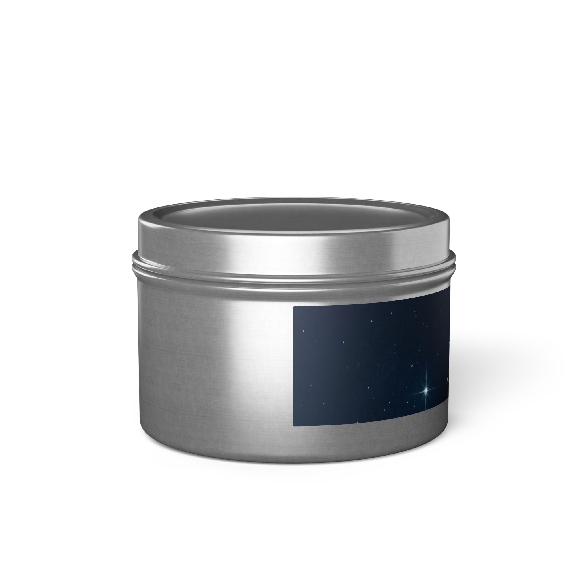 An inviting setup with Astral Signature Tin Candles promoting relaxation and comfort.