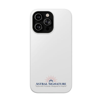 White Phone Case - Impact-Resistant White iPhone & Samsung Galaxy Case by Astral Signature