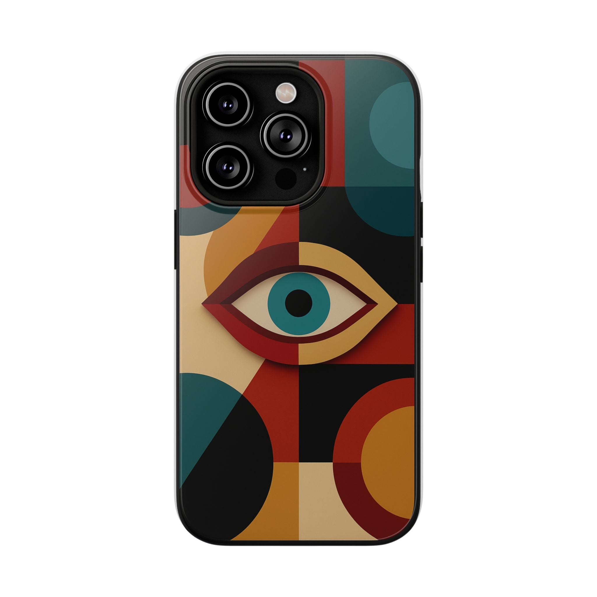 Aesthetic view of an Astral Signature Spiritual Symbol Phone Case with cosmic artwork.