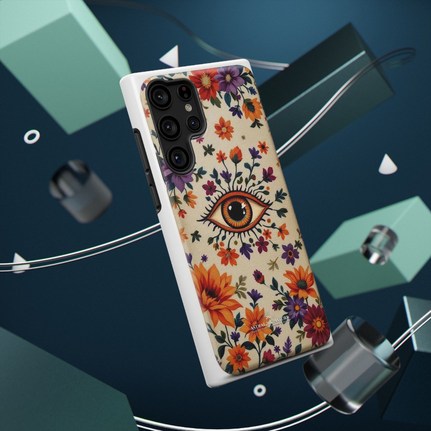 Phone Cases - Eye of God Symbol Impact-Resistant Case by Astral Signature