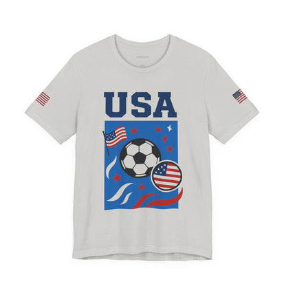 Casual Fashion T-Shirt - GO USA Team Tee, World Cup 2026 Limited Edition
