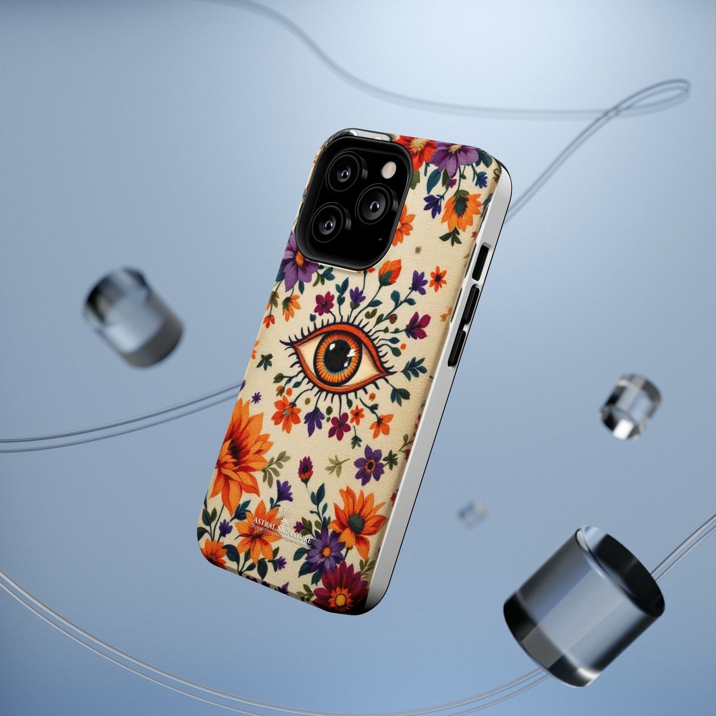 Phone Cases - Eye of God Symbol Impact-Resistant Case by Astral Signature