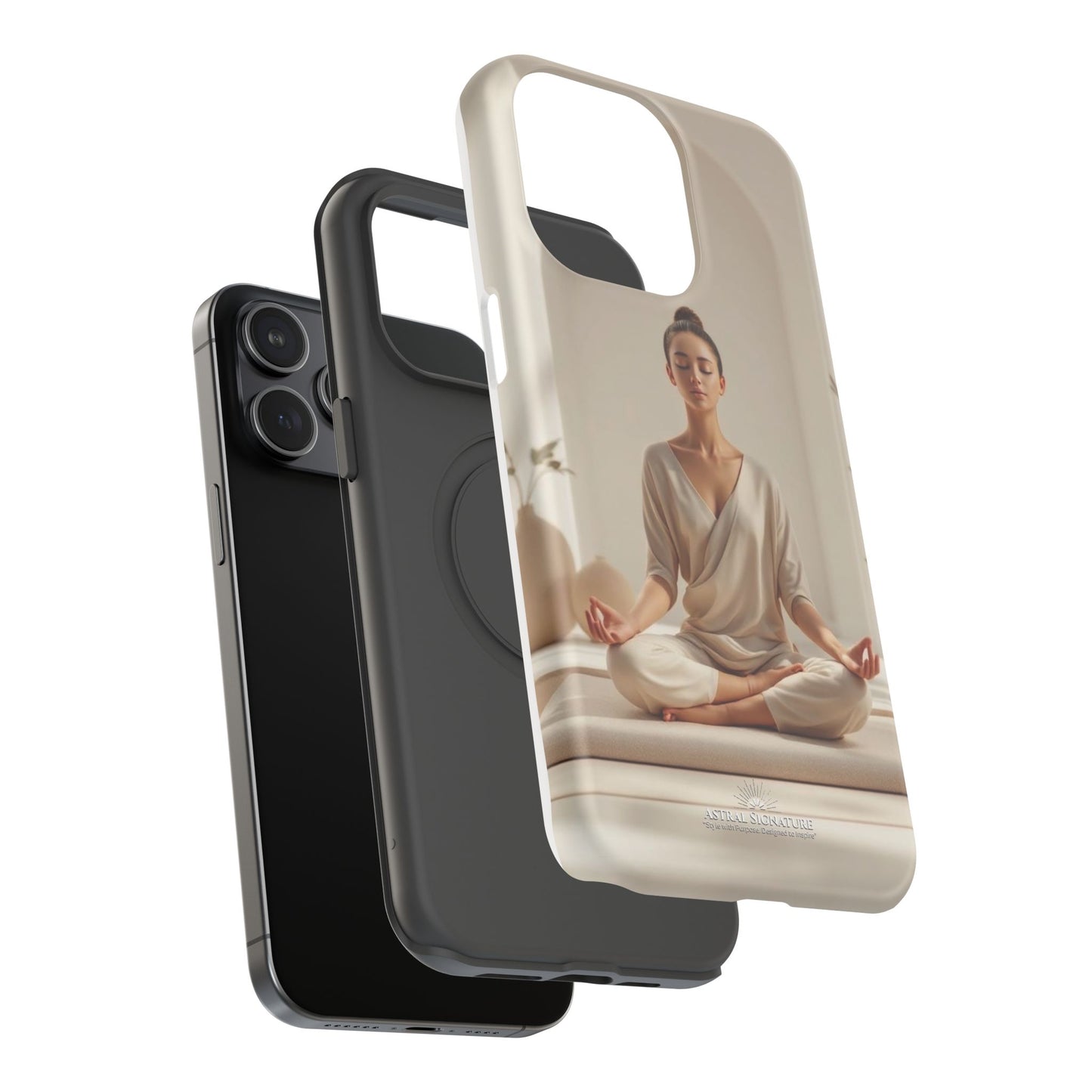 3D Yogi Phone Cases with Symbols and Protection, iPhone Cases with meaning by Astral Signature
