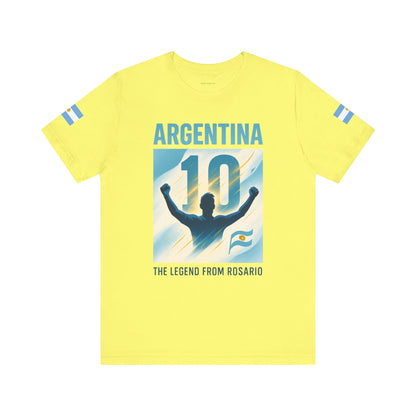 Argentina Legend from Rosario Team Tee - Casual Fashion T-Shirt, USA World Cup 2026 Limited Edition