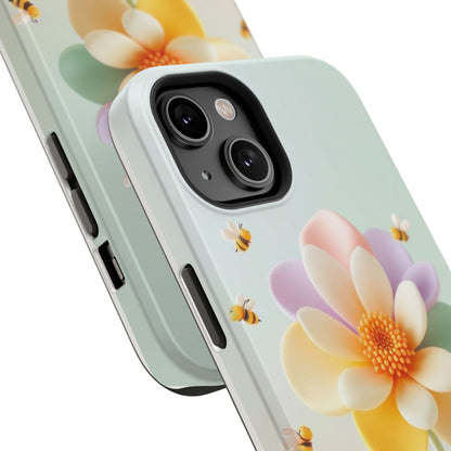 Phone Case Impact-Resistant, Calming 3D Flower Phone Case Impact-Resistant Case for Kids and Adults - Astral Signature