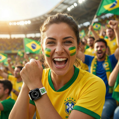 Apple Watch Band - BRAZIL Flag Soccer Fan World Cup USA 2026 Edition | Astral Signature™