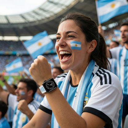 Apple Watch Band - Argentina Flag Soccer Fan World Cup USA 2026 Edition | Astral Signature™