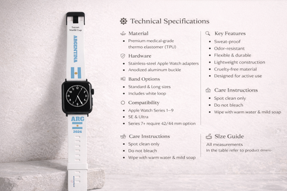 Apple Watch Band - Argentina Flag Soccer Fan World Cup USA 2026 Edition | Astral Signature™