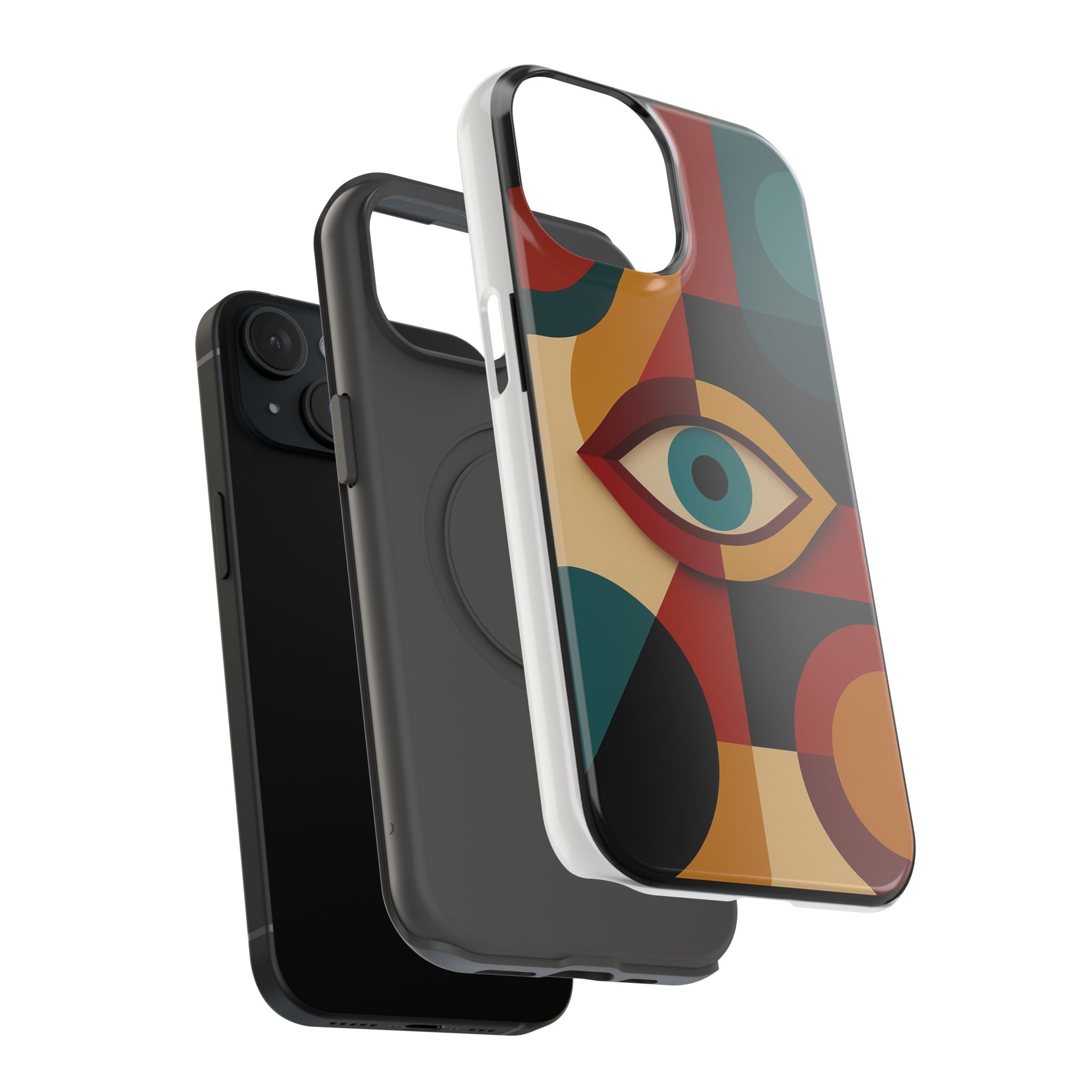 Close-up view of the high-quality material used in Astral Signature Spiritual Symbol Phone Cases.