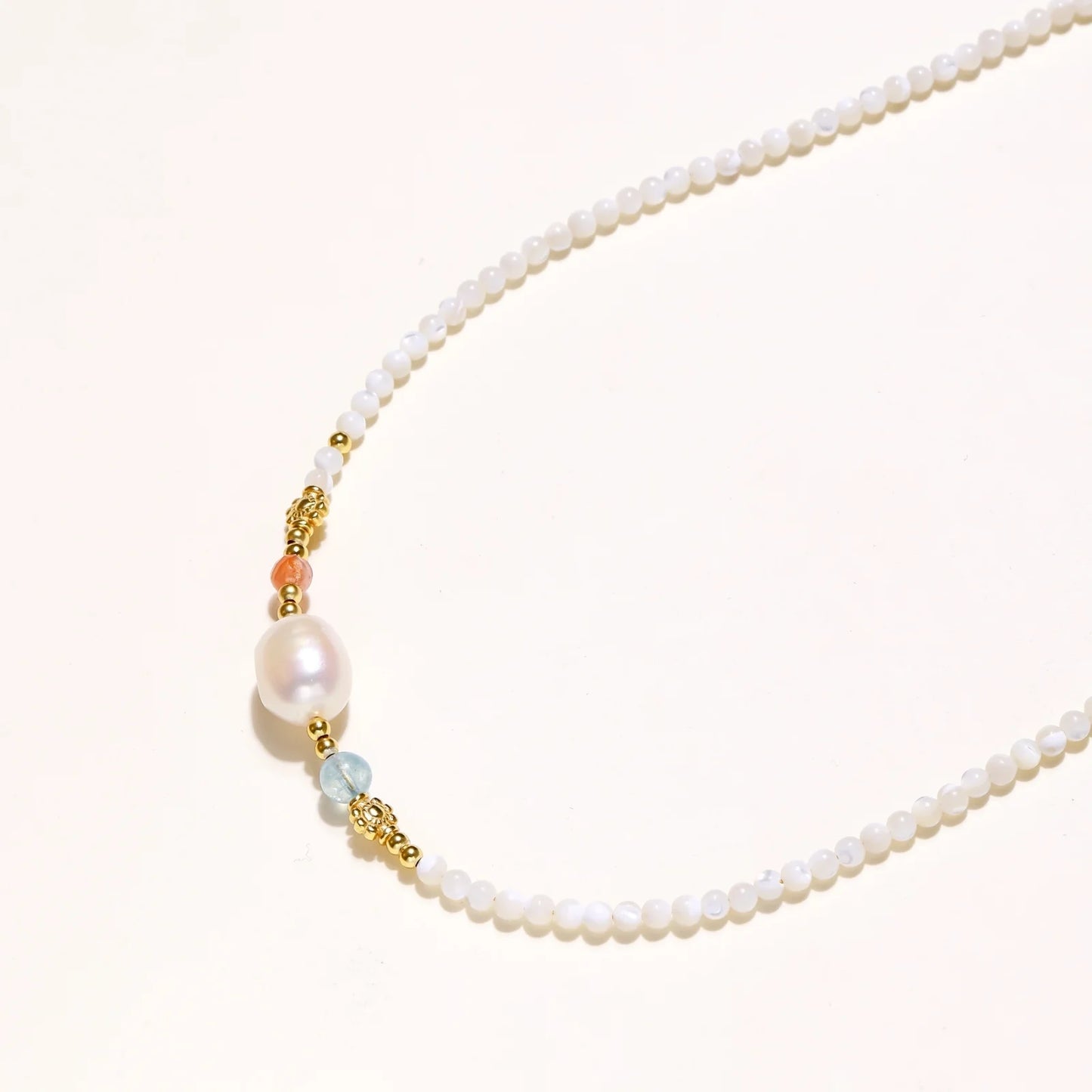 Pearl Garden Beaded Necklace