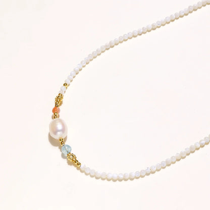 Pearl Garden Beaded Necklace