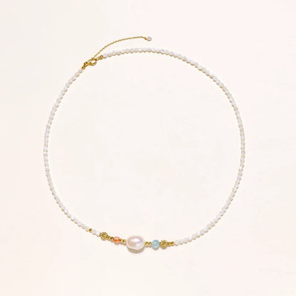 Pearl Garden Beaded Necklace