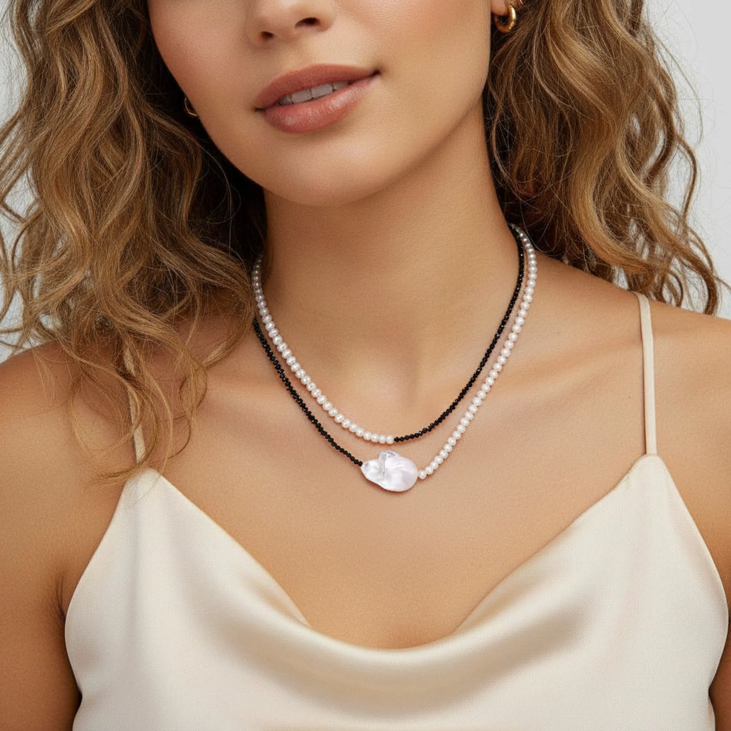 Moonlit Layers Necklace