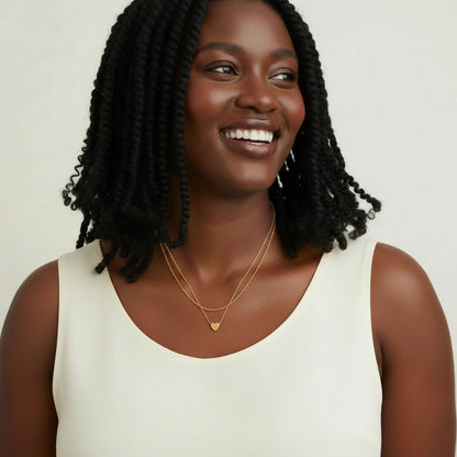 Layered Heart Necklace