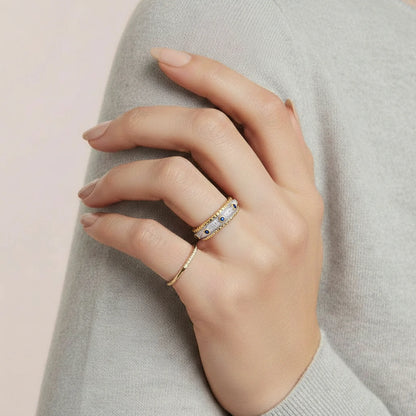 Azure Dreams Band Ring