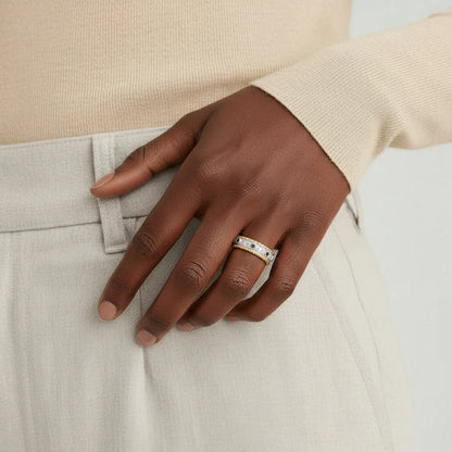 Azure Dreams Band Ring