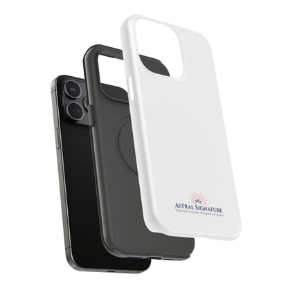 White Phone Case - Impact-Resistant White iPhone & Samsung Galaxy Case by Astral Signature