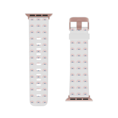 Astral Signature Apple Watch Band — Sunrise Pattern Silicone Strap