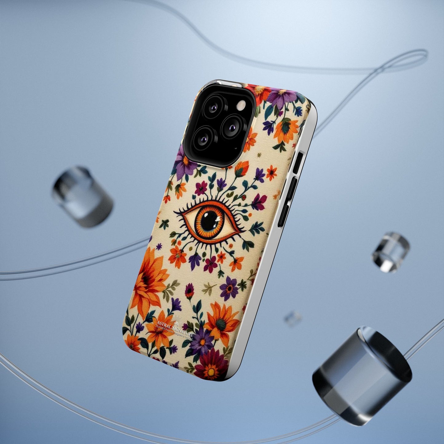 Phone Cases - Eye of God Symbol Impact-Resistant Case by Astral Signature