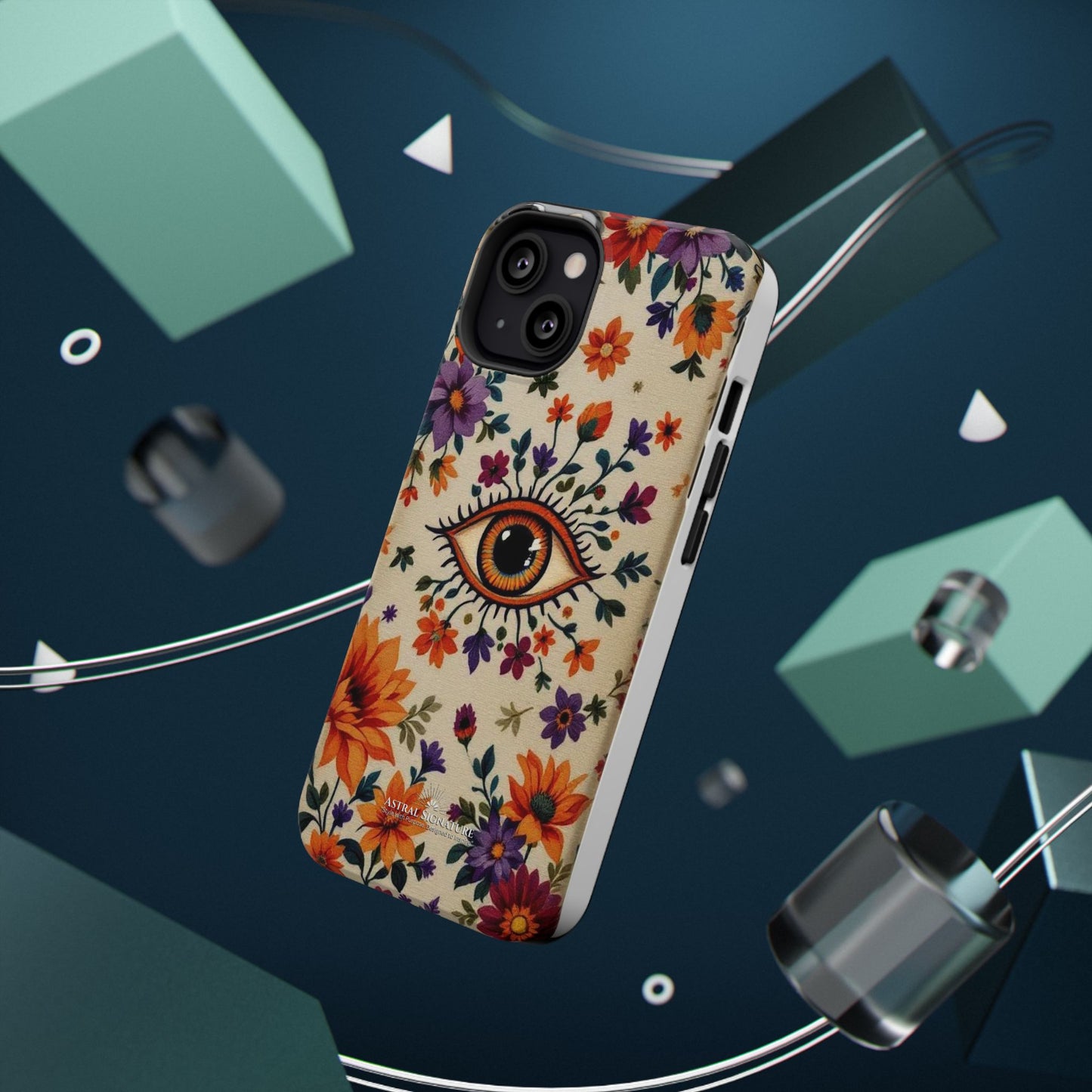 Phone Cases - Eye of God Symbol Impact-Resistant Case by Astral Signature