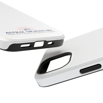White Phone Case - Impact-Resistant White iPhone & Samsung Galaxy Case by Astral Signature